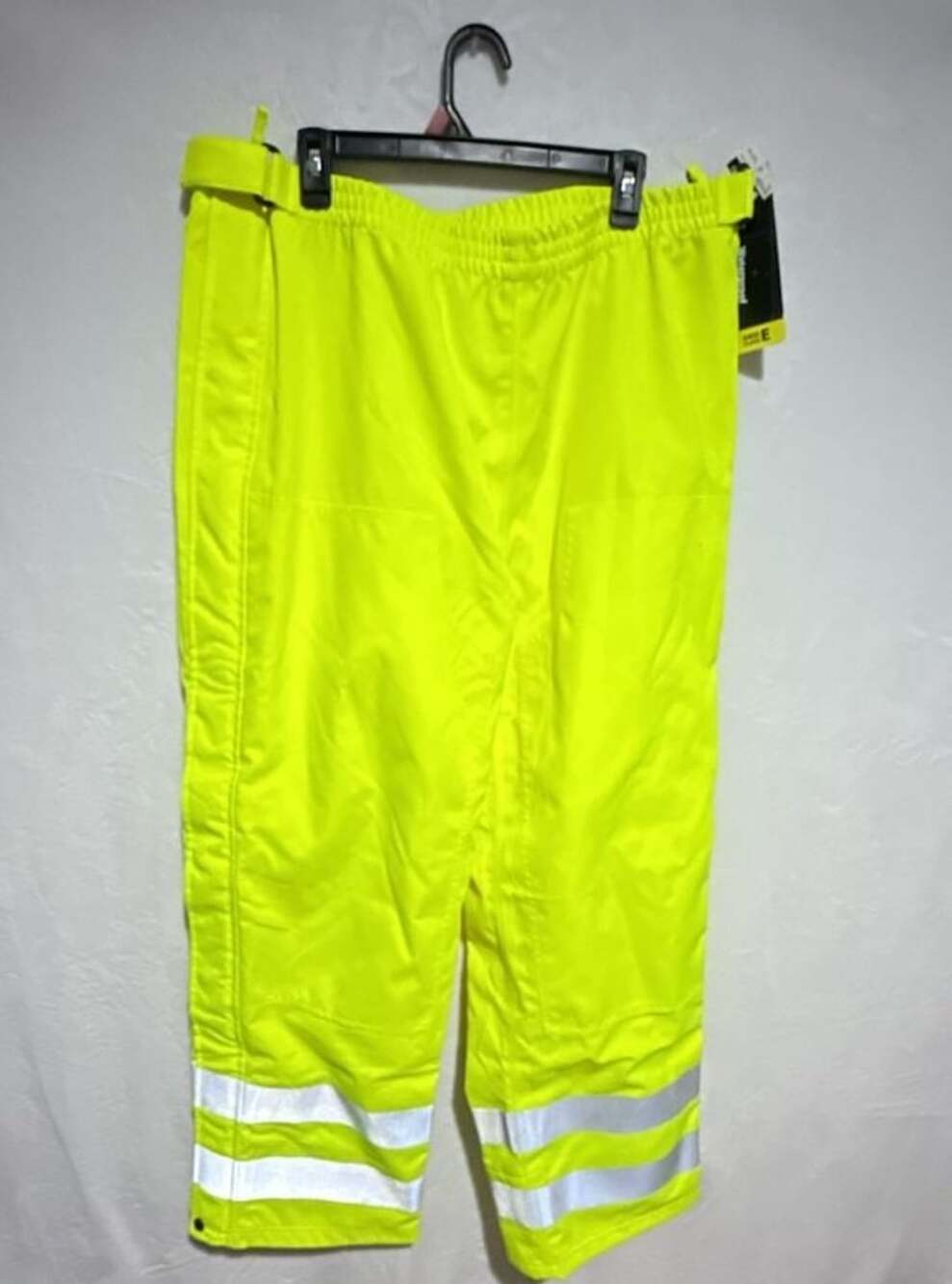 Carhartt Hi-Vis Safety Rain Pants Size XL Regular Yellow Waterproof